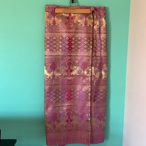 Authentic Indian wrap skirt